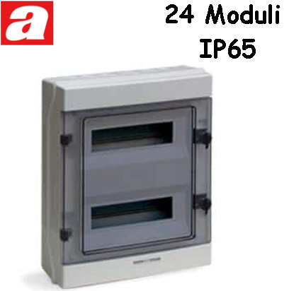 Centralino da Parete 24 Moduli IP65